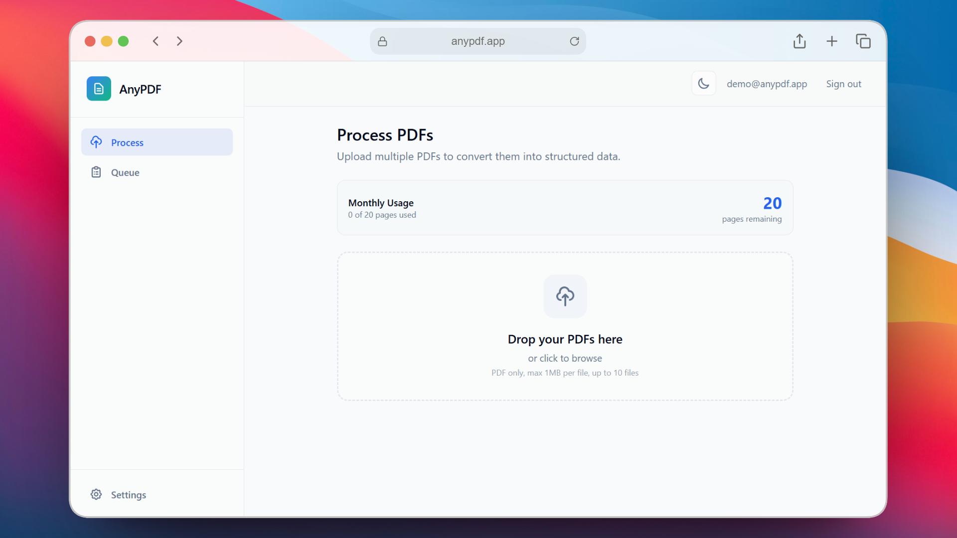 Step 1: Upload Documents
