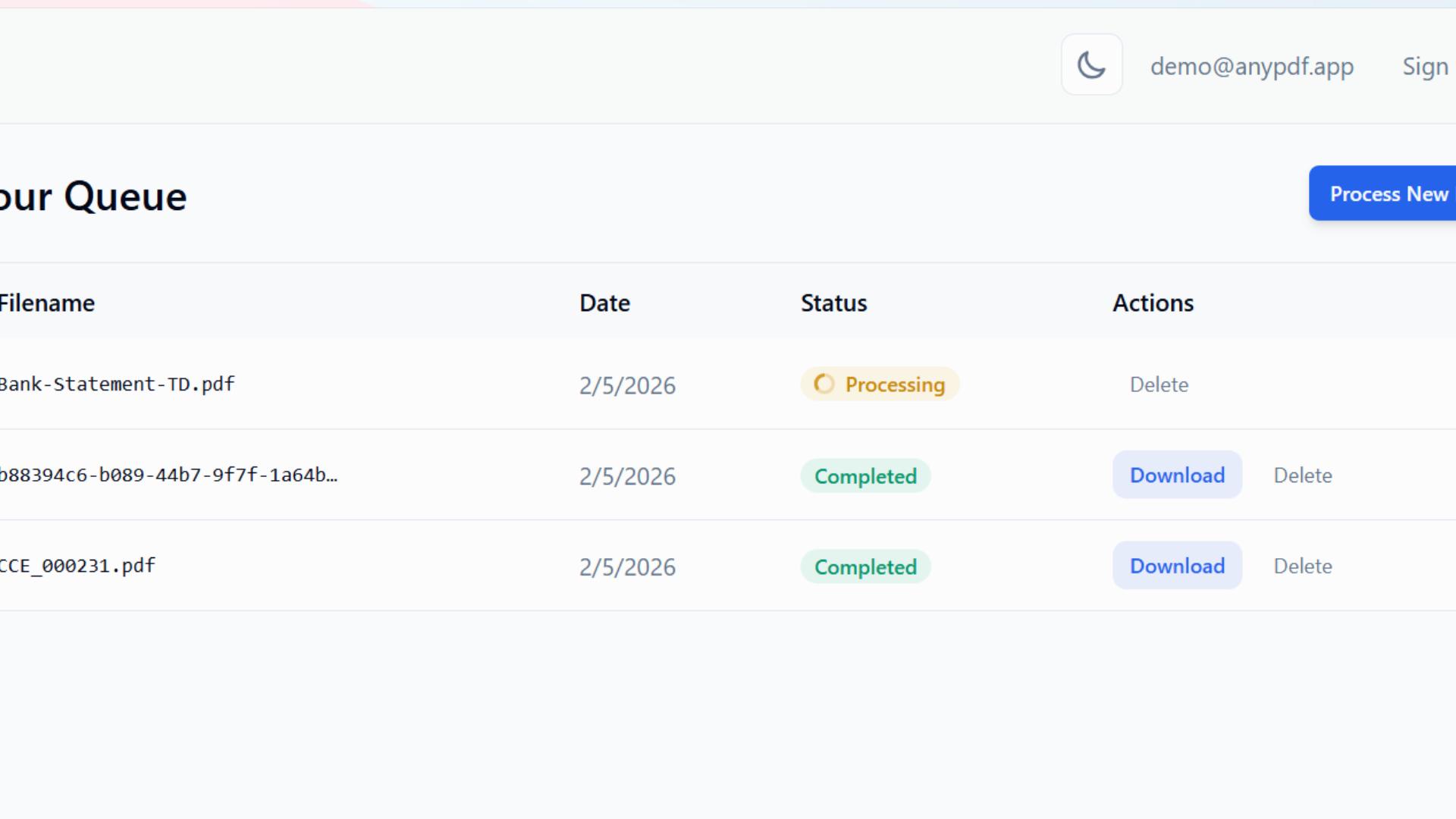 Step 3: AI Extraction